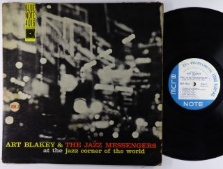 Art Blakey - Jazz Corner Of The World Vol.  2 Lp - Blue Note Mono Dg Rvg Ear W 63