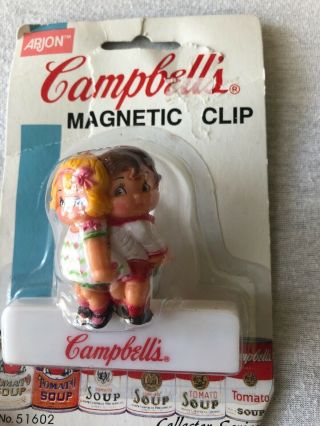 in Package VINTAGE 90s ARJON CAMPBELL’S SOUP MAGNETIC CLIP NIP 2 styles (2) 3