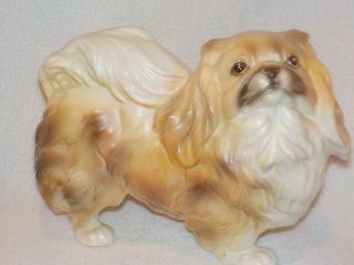 Ceramic Pekingese Dog Statue Figurine 2