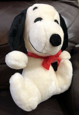 Snoopy Plush Knickerbocker Musical Wind Up 1958 - 68 Feature Syndicate 10 " Rare