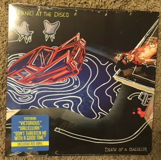 Panic At The Disco Death Of A Bachelor Red Vinyl Record Hot Topic
