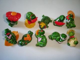 Kinder Surprise Set - Tartallegre Teeny Tapsi Tortels Turtles Europe 93 Figures