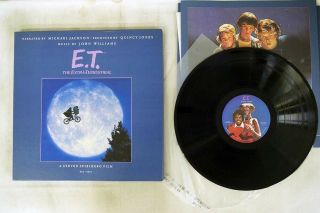 Ost (michael Jackson) E.  T.  Mca Mca - 70000 Us Poster Vinyl Lp