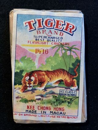 Firecracker Label Tiger 16’s Macau Complete