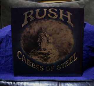 Rush Very Rare Lp Caress Of Steel 1975 Usa 1stpress No Cutout Or Barcodes