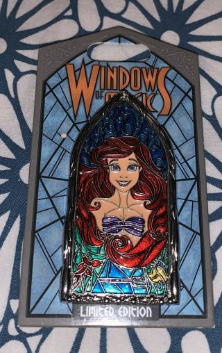 Windows Of Magic Wm Ariel Stained Glass Pin Le