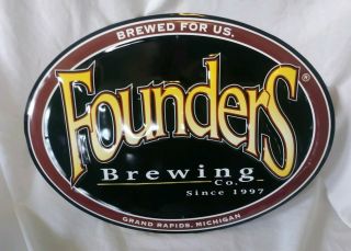 Founders Brewing Co Beer Metal Tin Sign For Man Cave/bar/pub 20x14.  5