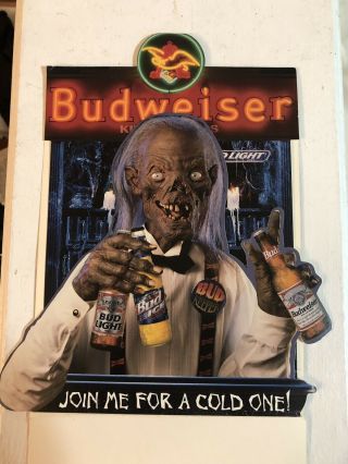 Bud Light Budweiser Halloween Tales From The Crypt Beer Stand 1995