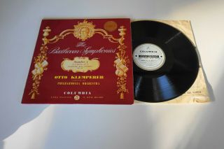 SAX 2373 Columbia B/S ED1 STEREO UK 1960 - Beethoven Symphony No.  5 Klemperer EX, 2