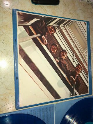 THE BEATLES 1967 - 1970 / BLUE VINYL / 1978 CAPITOL RECORDS 2X / SEBX - 11843 / EX 5