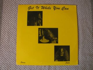 Janis Joplin Get It While You Can Yellow Vinyl 2lp Not Tmoq Lp Us Bidders Only