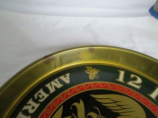 Rare Vintage Genesee 12 Horse Ale 1986 Metal Beer Tray With Eagle 2