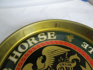 Rare Vintage Genesee 12 Horse Ale 1986 Metal Beer Tray With Eagle 3