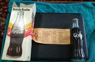 Vintage Coca Cola Pop Bottle Shape Am Radio Great