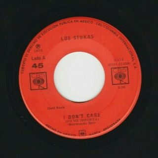 Los Stukas Mexican Funk Soul Latin Jazz / Hard Rock 45 Tratare 1972
