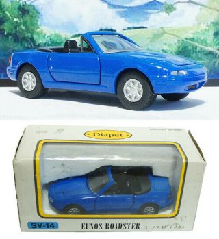 Diapet 1/40 1990 Eunos Roadster Mazda Mx - 5 Na Blue Yonezawa Made In Japan