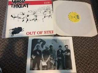 Minor Threat 12” Out Of Step Uk Pressing