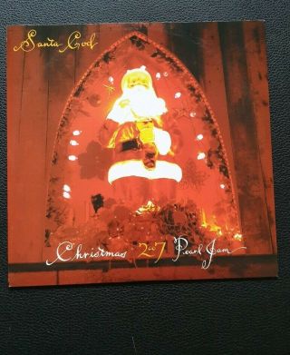 Pearl Jam 2007 10c Xmas Single.  Santa God ☆mint Condition☆never Played