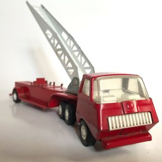 Vintage Tonka Fire Ladder Truck Old Firetruck Marked Die Cast Metal 11”