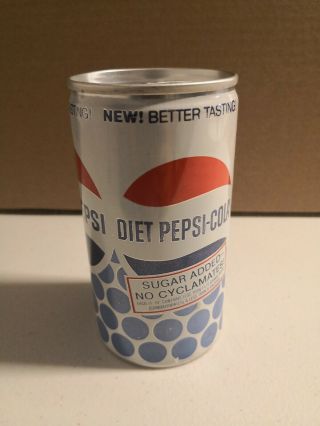 Vintage 1970s Diet Pepsi Pop Can Very Rare