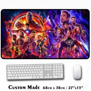 27 " Avengers Endgame Extral Large Mouse Pad Gaming Yugioh Playmat Desk Mat