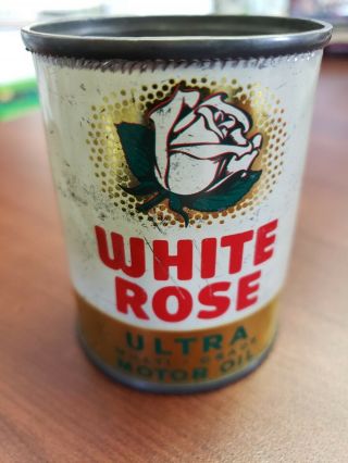 White Rose Ultra Multi Grade Motor Oil Mini Can