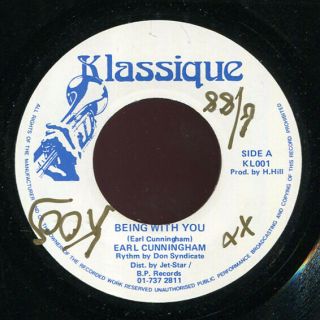 Earl Cunningham - Being With You Uk Klassique 7 " Listen