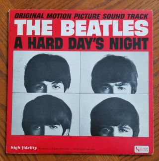 The Beatles Lp " A Hard Days Night " United Artists Mono