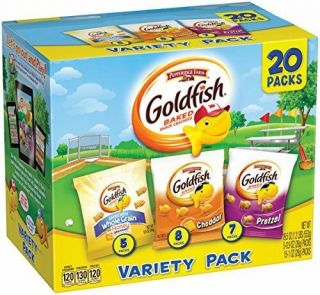 Pepperidge Farm,  Goldfish,  Crackers,  19.  5 Oz,  Snack Packs,  20 - Count Variety Pack