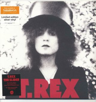 T.  Rex (marc Bolan) - The Slider - 12 " Vinyl Lp (sainsburys Silver Still)