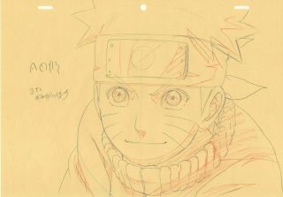 Naruto Shippuden Uzumaki Genga Douga 17 (anime Art Production Sketch) Not Cel