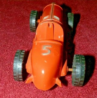Vtg 1950’s Hubley Kiddie Toy Diecast Racer Car Missing Cast Iron Driver 7” Long 5
