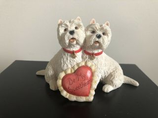 Sherratt & Simpson West Highland Terriers “be My Valentine” Figurine