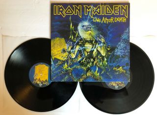 Iron Maiden - Live After Death - 1985 Us 1st Press (vg, ) Ultrasonic
