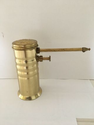 Vintage Brass Eagle Oil Can Oiler Pump No 66 Made In Usa
