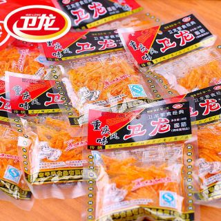 30pcs Chinese Specialty Snack (wei Long) Latiao Spicy Food Gluten Hot