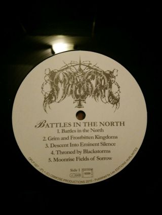 Immortal Battles In The North Vinyl LP 1 of Only 800 Pressed 8