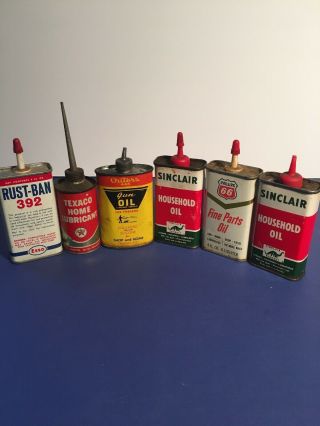 Assorted Vintage Household Oil Cans