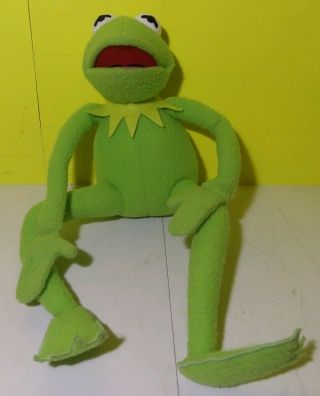 Kermit The Frog Puppet By Applause 1998 Ultra Rare Talking Plush 3 Phrases