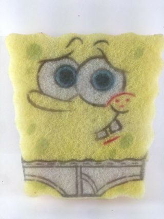 Spongebob Squarepants Dishwashing Sponge Viacom 2006 Rare