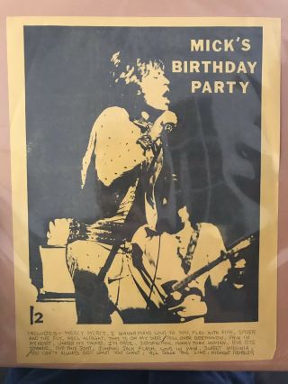 Nm Rolling Stones Live Micks Birthday Party Tmoq 72017 2lp 1973 Bootleg Ny Msg