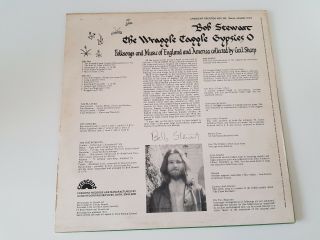 RARE UK LP English & American Folk Songs Bob Stewart - Wraggle Taggle Gypsies O 2