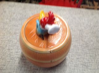 Woody Woodpecker Cookie Jar - Hand Painted Fine China (japan) -