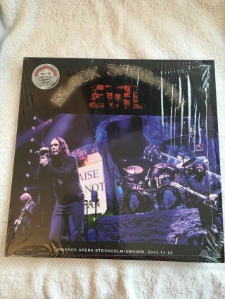 Black Sabbath Evil Limited Edition Clear Vinyl Recorded Live At Stockholm 2013