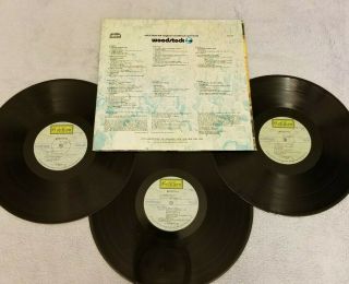 Woodstock Festival - 3 Vinyl Album LP Record Set - Cotillion - SD 3 - 500 - Jimi Hendrix 2