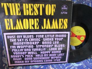 " The Best Of Elmore James " Rare Uk Lp - Sue Records Ilp 918