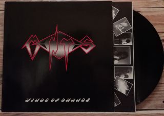 Mantas Winds Of Change Rare European Vinyl Lp 1988 Hard Rock With Inner Ex