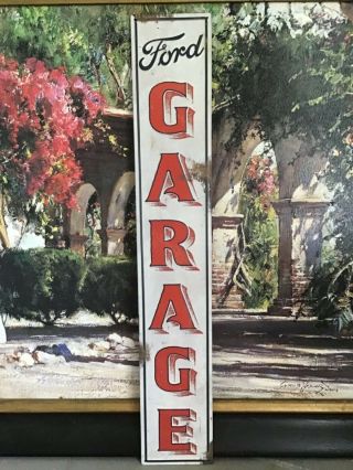 Ford Garage Embossed Metal Sign Man Cave Car Truck Home Wall Shop Bedroom