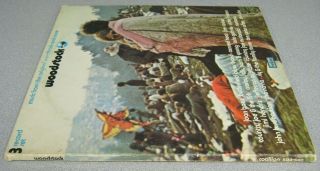 Woodstock Soundtrack Vinyl LP Album 3 Record Set,  Exc Cond,  Cotillion SD 3 - 500 4