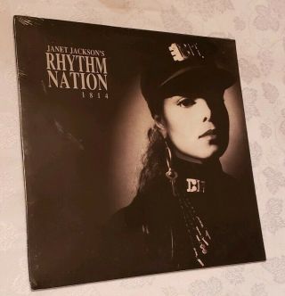 Janet Jackson Rhythm Nation 1814 Album Lp Cello Wrapping 1989
